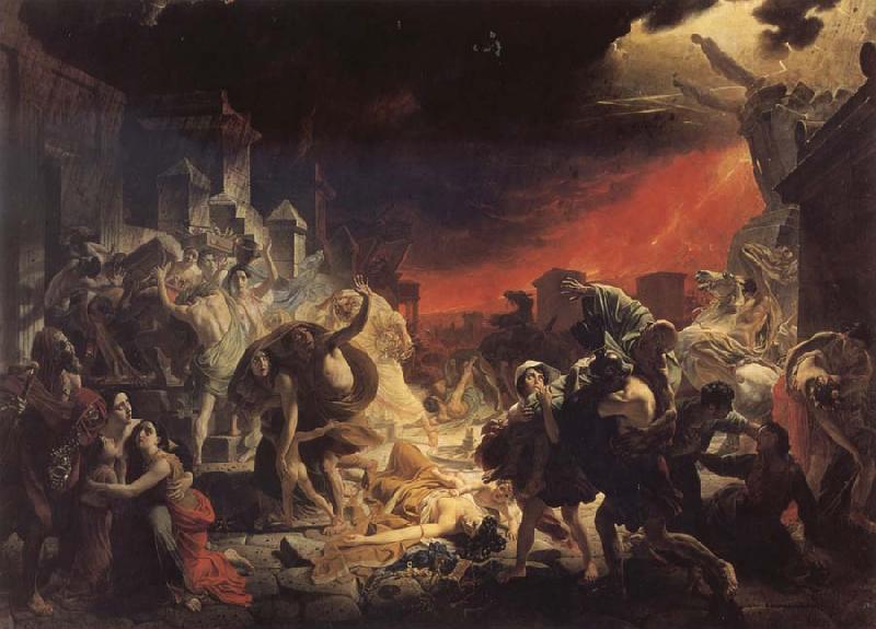 Karl Briullov The Last day of Pompeii France oil painting art